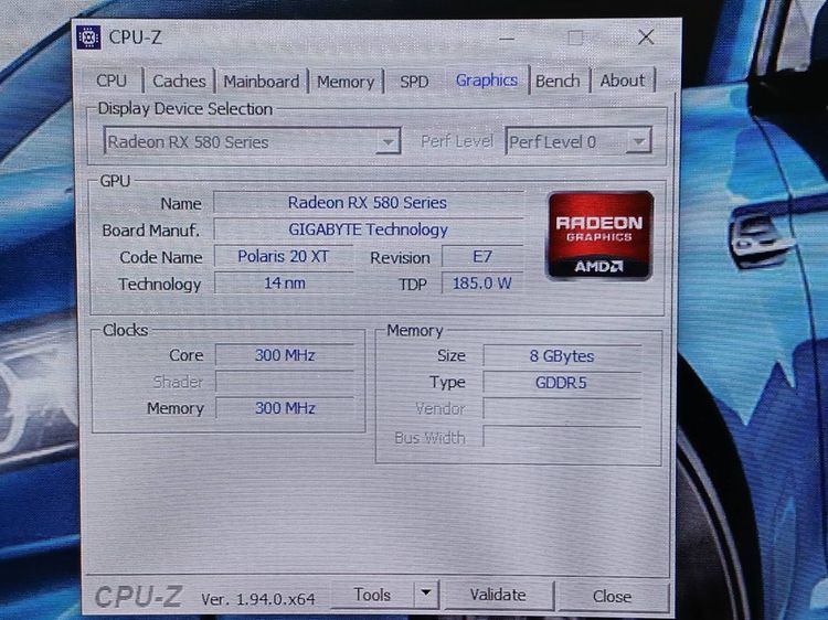 ขาย การ์ดจอ Gigabyte RX580 8G DDR5 256Bits ใช้ไฟเลี้ยง8พิน ใช้งานปกติ   รูปที่ 3