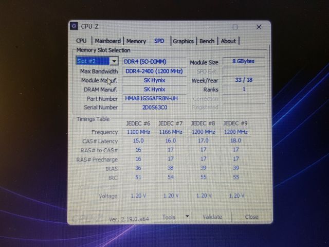 ขาย Notebook HP รุ่น 15-da2900TX
- CPU  INTEL CORE I7-8550U
- RAM  24GB DDR4 รูปที่ 14