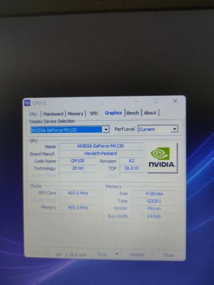 ขาย Notebook HP รุ่น 15-da2900TX
- CPU  INTEL CORE I7-8550U
- RAM  24GB DDR4 รูปที่ 16