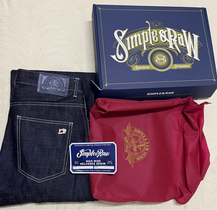 อื่นๆ กางเกงยีนส์ Simple and Raw SK863 Taylor wide ทรง Baggy fit