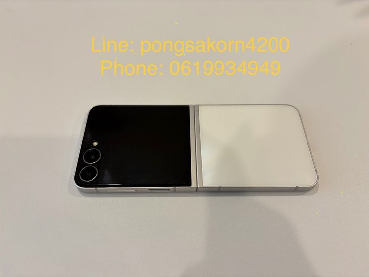 ขาย Samsung Galaxy Z Flip 7 FE สี White 128 GB ศูนย์ไทย สภาพใหม่ อายุ 1 เดือน ประกันยาว อุปกรณ์ครบ รูปที่ 2