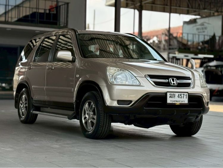 Honda CR-V 2002 2.0 E Utility-car เบนซิน ไม่ติดแก๊ส เกียร์อัตโนมัติ บรอนซ์ทอง รูปที่ 2