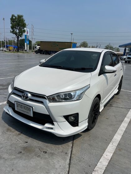 Toyota Yaris 2014 1.2 G Sedan เบนซิน ไม่ติดแก๊ส เกียร์อัตโนมัติ ขาว รูปที่ 4