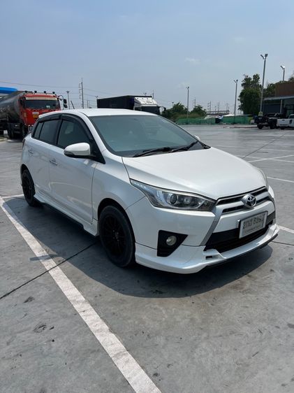 Toyota Yaris 2014 1.2 G Sedan เบนซิน ไม่ติดแก๊ส เกียร์อัตโนมัติ ขาว รูปที่ 2
