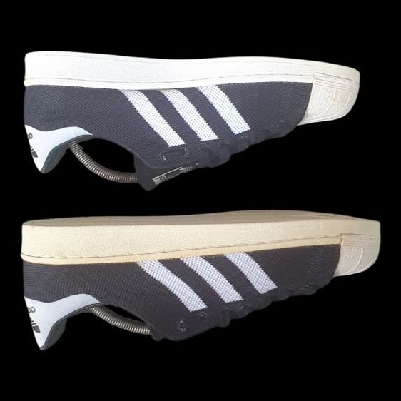 ดำ ผ้า รองเท้าผ้าใบ UK 9 | EU 43 1/3 | US 9.5 Adidas Superstar Knit 43 27.5cm.