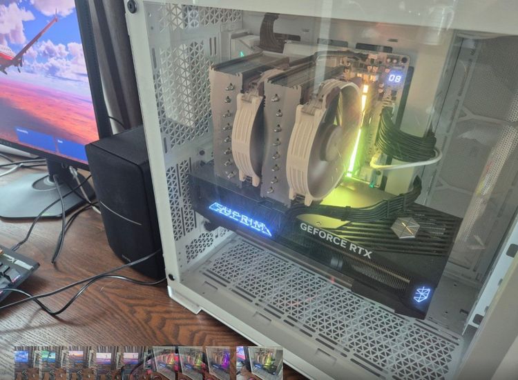 อื่นๆ วินโดว์ 64 กิกะไบต์ Top Spec Gaming PC RTX 5090 - Ryzen 7 9800X3D - 64GB RAM + Alienware Monitor + More