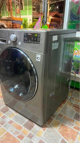 เครื่องซักผ้าฝาหน้า LG 14อบเเห้ง8kgมือสองพร้อมใช้งานได้ปกคิ รูปที่ 3