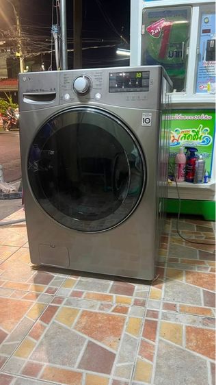 เครื่องซักผ้าฝาหน้า LG 14อบเเห้ง8kgมือสองพร้อมใช้งานได้ปกคิ รูปที่ 4