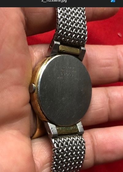 SEIKO หน้าดำ เข็มดาบ สายทอง รูปที่ 8