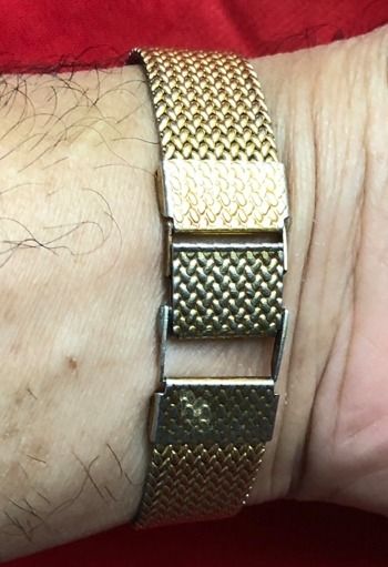 SEIKO หน้าดำ เข็มดาบ สายทอง รูปที่ 13