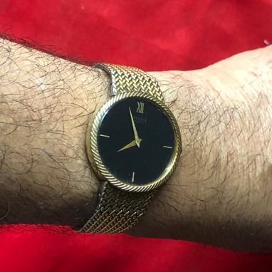 SEIKO หน้าดำ เข็มดาบ สายทอง รูปที่ 12