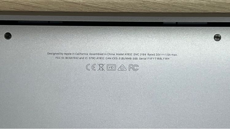 Macbook Air Ratina 13.3 นิ้ว 2019 รูปที่ 4