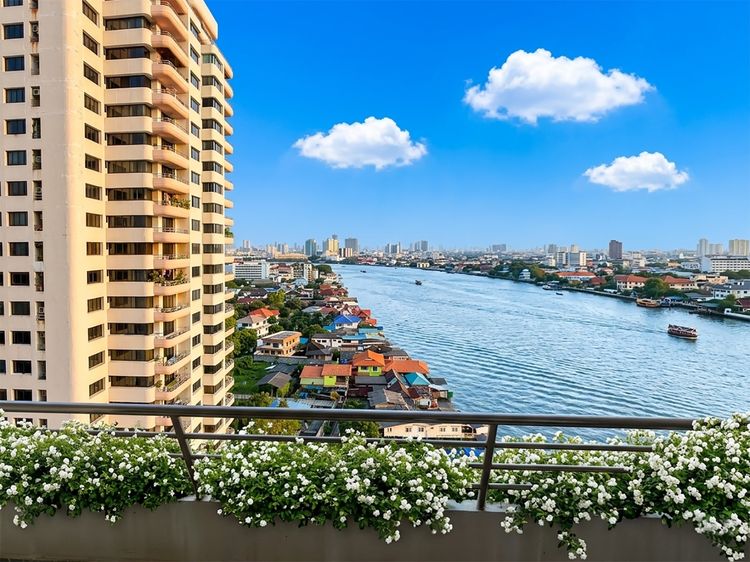 Narai Property ไม่อนุญาต มีบางส่วน ขายคอนโดLuxury Wellnessริมแม่น้ำ riverine Place1 ห้องใหญ่ 102.77 ตร.ม.ที่จอดรถส่วนตัว 2 คัน สังคมคุณภาพ 