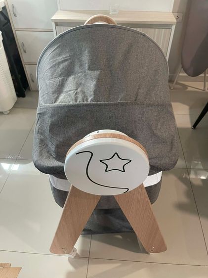 อื่นๆ เปลเด็กอ่อน เปลไฟฟ้าพร้อมรีโมทและโมบาย Fin Babies plus สีเทา