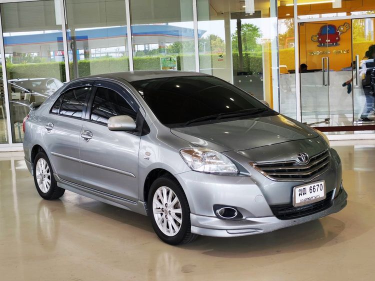 Toyota Vios 2011 1.5 E Sedan เบนซิน ไม่ติดแก๊ส เกียร์อัตโนมัติ เทา