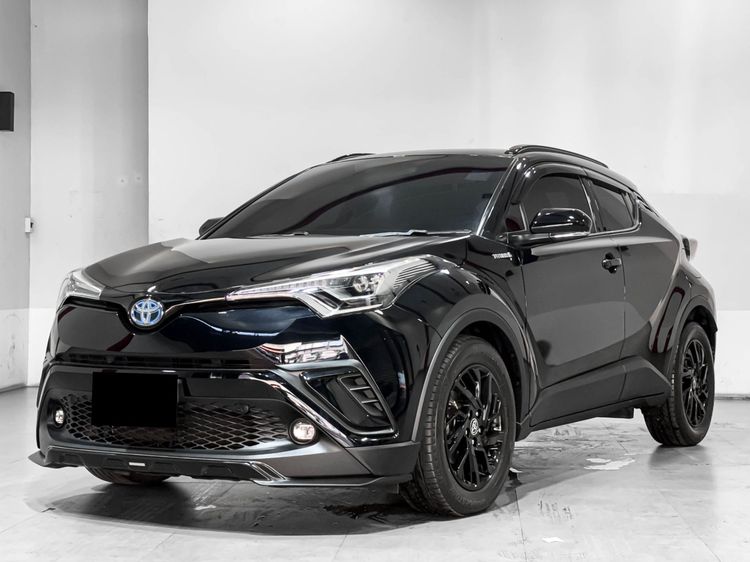 Toyota C-HR 2019 1.8 HV Hi Utility-car เบนซิน ไม่ติดแก๊ส เกียร์อัตโนมัติ ดำ