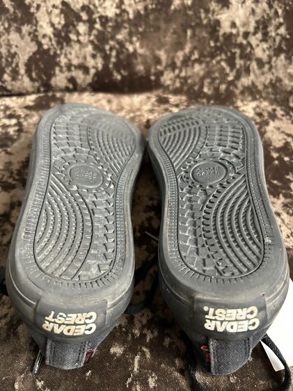 รองเท้าผ้าใบ Cedar Crest (Japan) สีดำล้วน ไซส์ 38 EU พื้นเต็มกริ๊บ รูปที่ 8