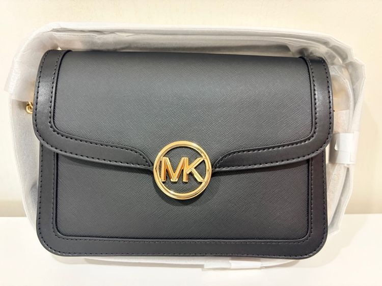 หญิง ดำ หนังเทียม Michael Kors MICHAELKORS Leida Medium Crossbody