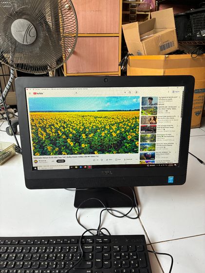 วินโดว์ 4 กิกะไบต์ VGA คอมพิวเตอร์ All in one Dell Core i3 4160 Ram 4G HDD 500 G จอ 19.5 นี้ว