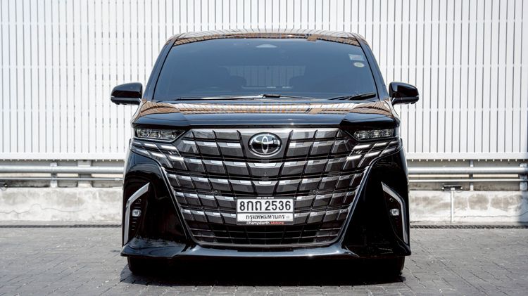 Toyota Alphard 2024 2.5 Van เบนซิน ไม่ติดแก๊ส เกียร์อัตโนมัติ ดำ รูปที่ 2