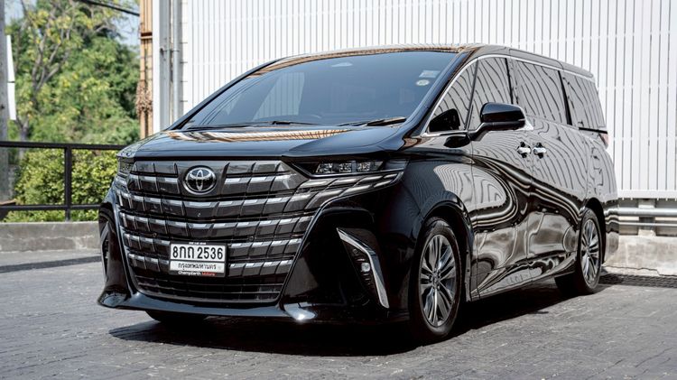 Toyota Alphard 2024 2.5 Van เบนซิน ไม่ติดแก๊ส เกียร์อัตโนมัติ ดำ รูปที่ 3