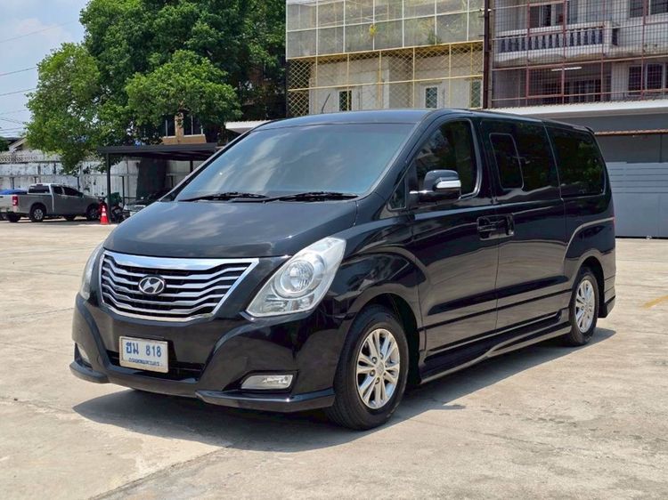 Hyundai H-1 2013 2.5 Deluxe ดีเซล เกียร์อัตโนมัติ ดำ รูปที่ 3