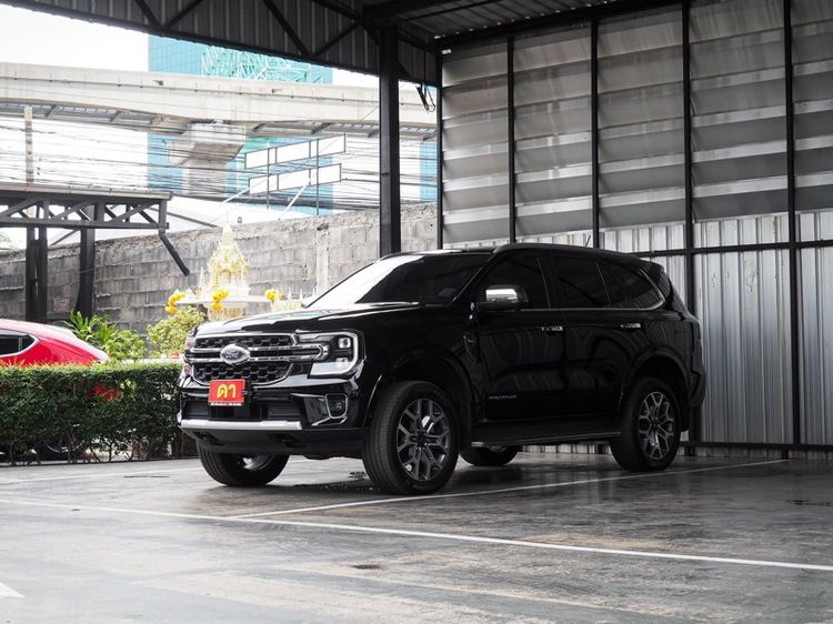 รถ Ford Everest 2.0 Bi-Turbo Titanium+ 4WD สี ดำ