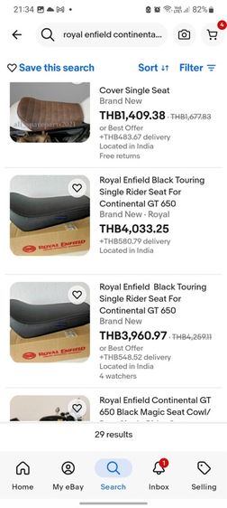 เบาะแต่ง Genuine Royal Enfieldและ ตูดมด (Cowl) ตรงรุ่น Continental GT 650 รูปที่ 8