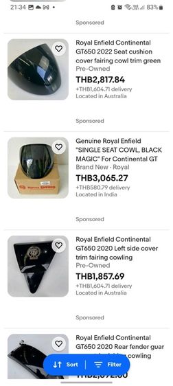 เบาะแต่ง Genuine Royal Enfieldและ ตูดมด (Cowl) ตรงรุ่น Continental GT 650 รูปที่ 7