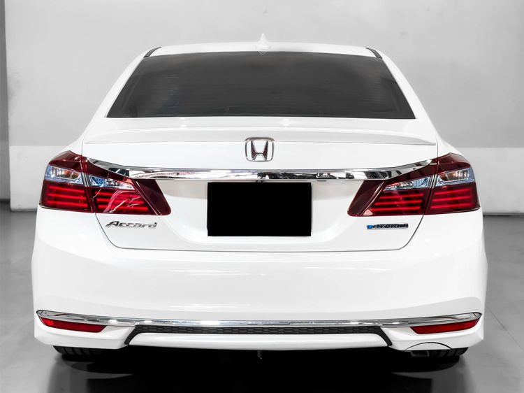 Honda Accord 2016 2.0 Hybrid Tech Sedan เบนซิน ไม่ติดแก๊ส เกียร์อัตโนมัติ ขาว รูปที่ 4