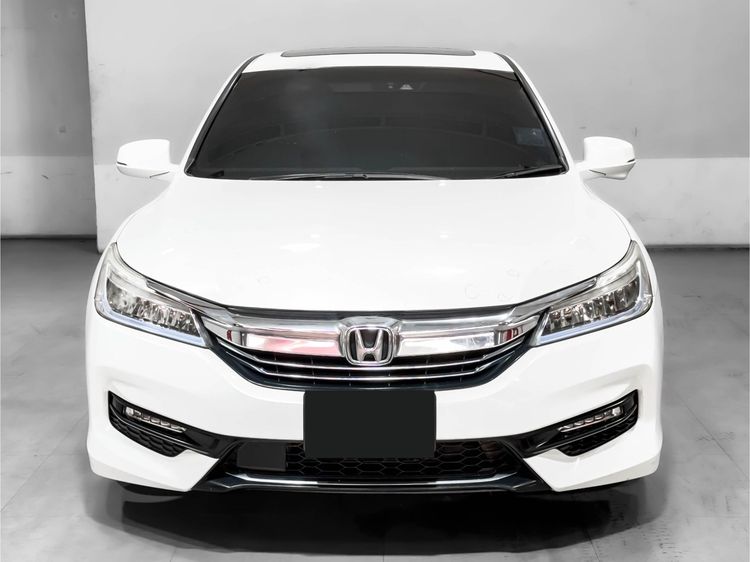 Honda Accord 2016 2.0 Hybrid Tech Sedan เบนซิน ไม่ติดแก๊ส เกียร์อัตโนมัติ ขาว รูปที่ 2