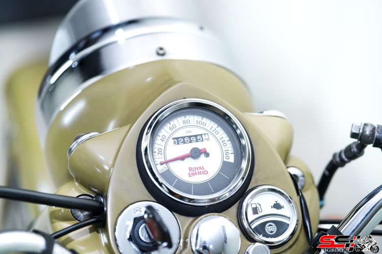 ROYAL ENFIELD CLASSIC 500 Desert Storm วิ่งน้อย 2,600km ไมล์แท้ รถเจ้าของเดียว ยางใหม่ เซอร์วิสพร้อมใช้งาน รูปที่ 2