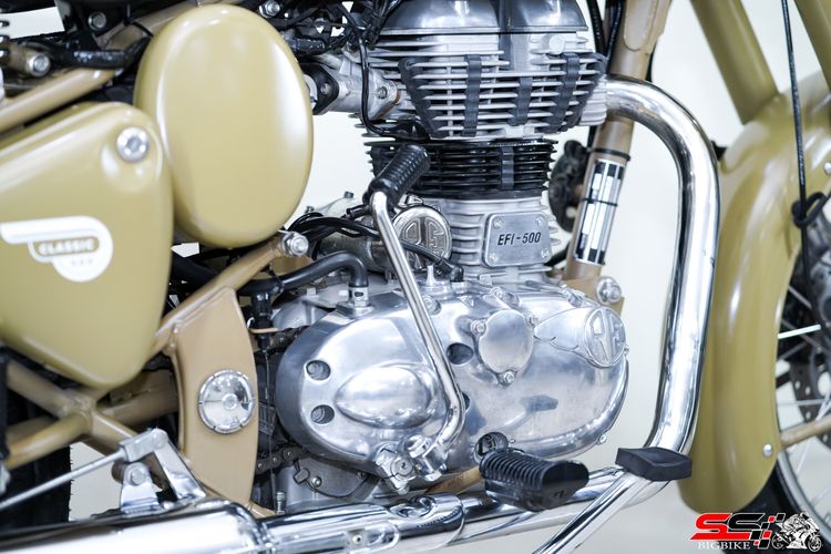 ROYAL ENFIELD CLASSIC 500 Desert Storm วิ่งน้อย 2,600km ไมล์แท้ รถเจ้าของเดียว ยางใหม่ เซอร์วิสพร้อมใช้งาน รูปที่ 9