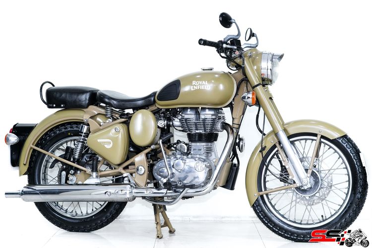 ROYAL ENFIELD CLASSIC 500 Desert Storm วิ่งน้อย 2,600km ไมล์แท้ รถเจ้าของเดียว ยางใหม่ เซอร์วิสพร้อมใช้งาน รูปที่ 15