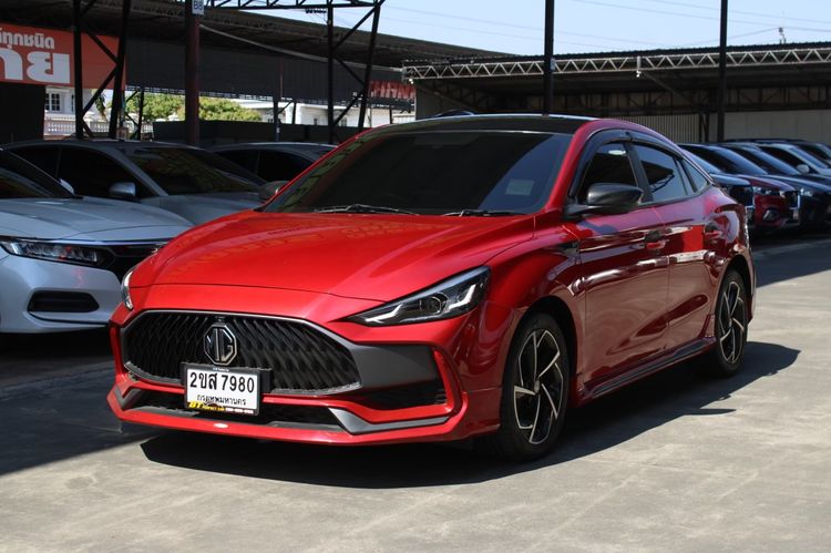 MG MG5 2022 1.5 X Sedan เบนซิน ไม่ติดแก๊ส เกียร์อัตโนมัติ แดง