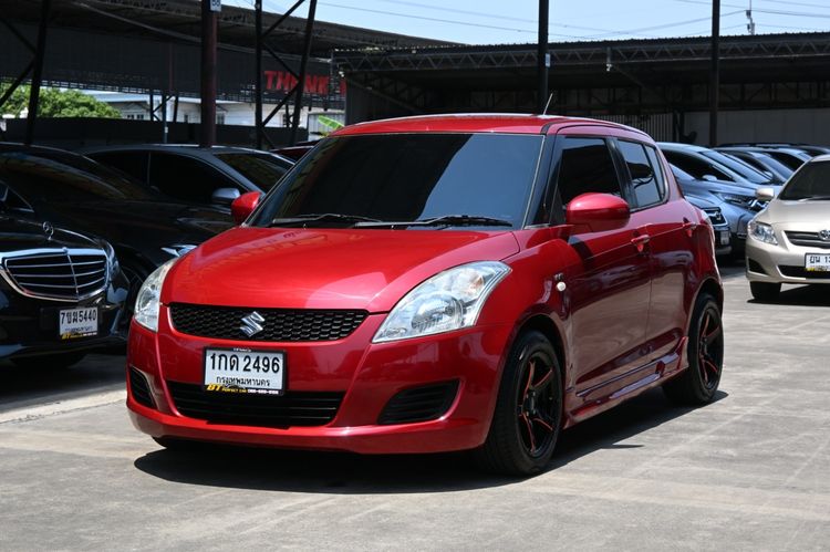 Suzuki Swift 2012 1.2 GLX Sedan เบนซิน ไม่ติดแก๊ส เกียร์อัตโนมัติ แดง