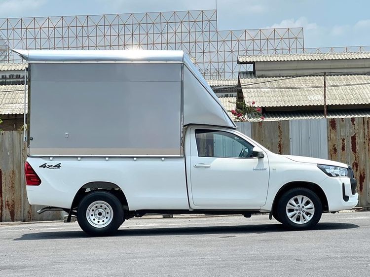 Toyota Hilux Revo 2021 2.4 Entry Pickup ดีเซล ไม่ติดแก๊ส เกียร์ธรรมดา ขาว รูปที่ 3
