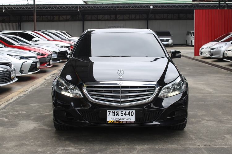 Mercedes-Benz E-Class 2014 E200 Sedan เบนซิน ไม่ติดแก๊ส เกียร์อัตโนมัติ ดำ รูปที่ 2