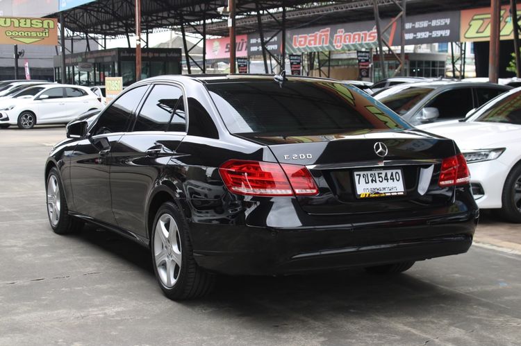 Mercedes-Benz E-Class 2014 E200 Sedan เบนซิน ไม่ติดแก๊ส เกียร์อัตโนมัติ ดำ รูปที่ 4