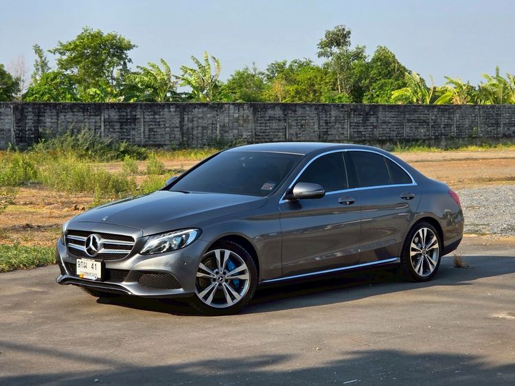 รถ Mercedes-Benz C-Class C350 สี เทา