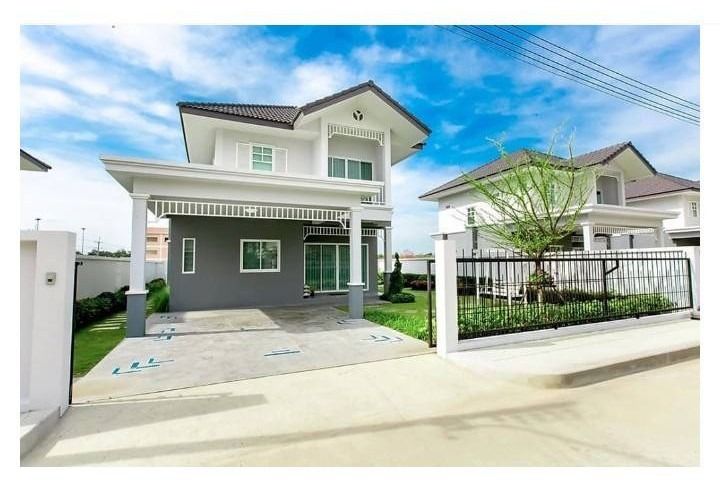 ตกแต่งครบ ขายบ้านเดี่ยว 2 ชั้น 72 ตรว.หมู่บ้านสมสิริ จ.อยุธยา
