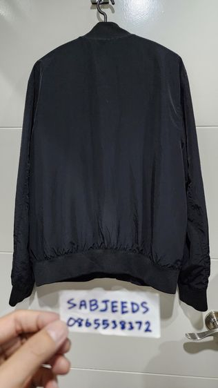 ขายเสื้อแจ็คเก็ตสีดำ ยี่ห้อ HM สีดำ อก 46 นิ้ว รูปที่ 2