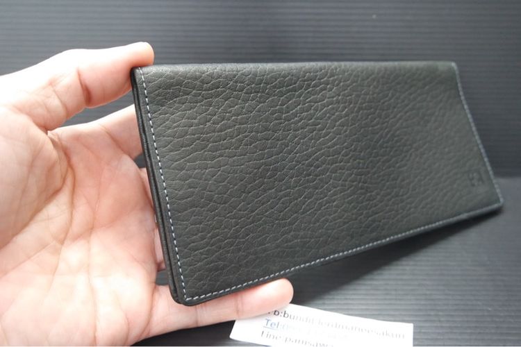กระเป๋าสตางค์ใบยาว แบรนด์ Elegance หนัง Lamb สภาพเหมือนใหม่ 390บาท รูปที่ 4