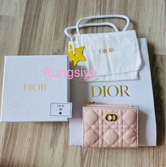 หญิง ชมพู อื่นๆ Dior Jolie Hibiscus Wallet