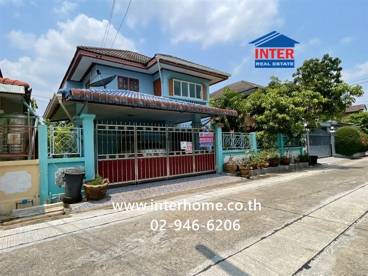 บ้านเดี่ยว 2 ชั้น 56 ตร.ว. หมู่บ้านพนาสนธิ์ การ์เด้นโฮม4 ซอยนิมิตใหม่6-1 ถนนสุวินทวงศ์ ถนนนิมิตใหม่ เขตมีนบุรี กรุงเทพมหานคร