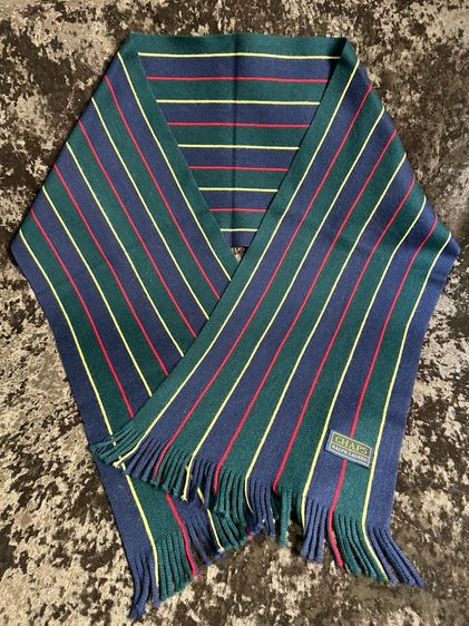 ผ้าพันคอวินเทจ CHAPS Ralph Lauren (สภาพสะสม)