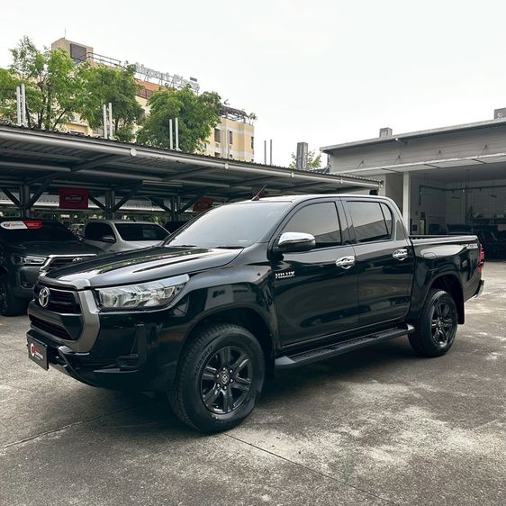 Toyota Hilux Revo 2021 2.4 Entry Pickup ดีเซล ไม่ติดแก๊ส เกียร์ธรรมดา ดำ รูปที่ 3