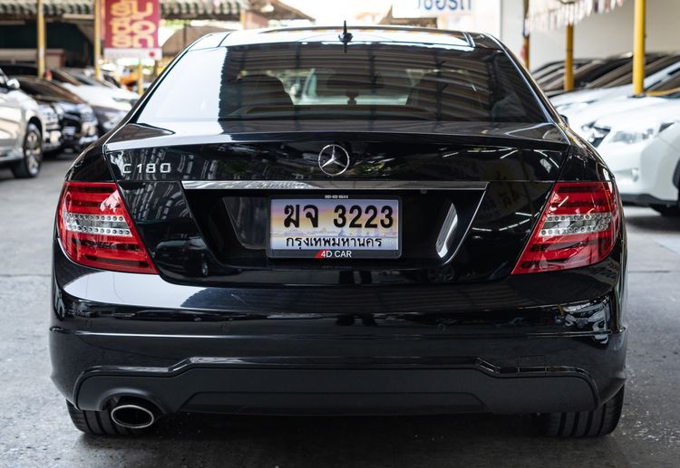 Mercedes-Benz C-Class 2012 C180 Sedan เบนซิน ไม่ติดแก๊ส เกียร์อัตโนมัติ ดำ รูปที่ 4