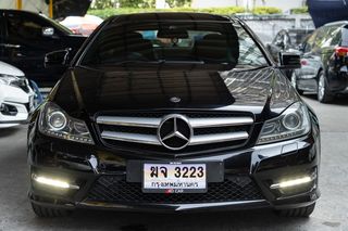 2012 MERCEDES BENZ C180 1.8 COUPE เลขไมล์57,000กิโลแท้ รถบ้าน มือเดียว สภาพดีมาก ไม่เคยชน