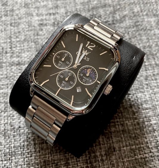 sun moon Watch สายสแตนเลส